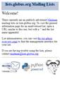 Mobile Screenshot of lists.globus.org